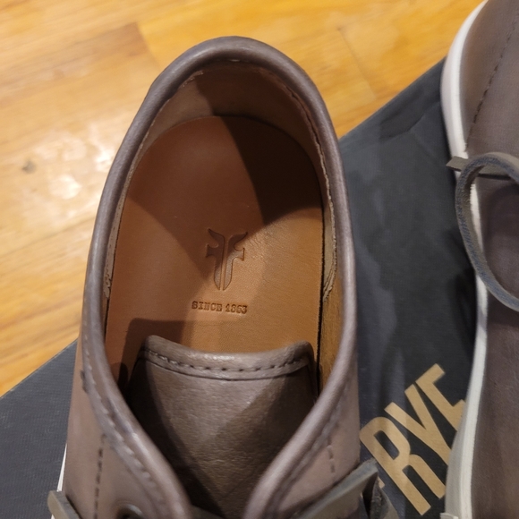 Frye Brett Low Slate Oxford Dress Shoes - Picture 2 of 9